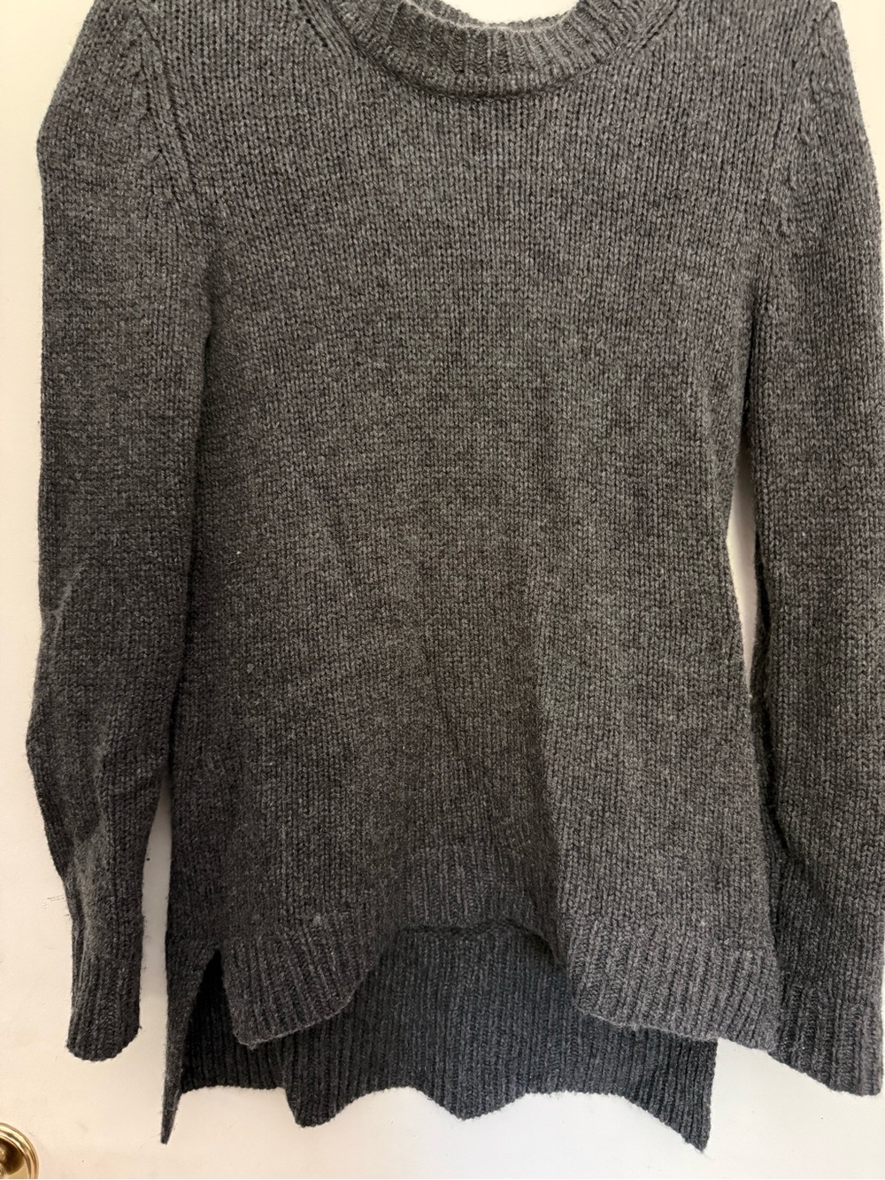 Ann Taylor Cashmere Sweater - Charcoal